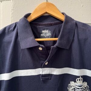 NOBO Blue Polo Shirt Classic Design